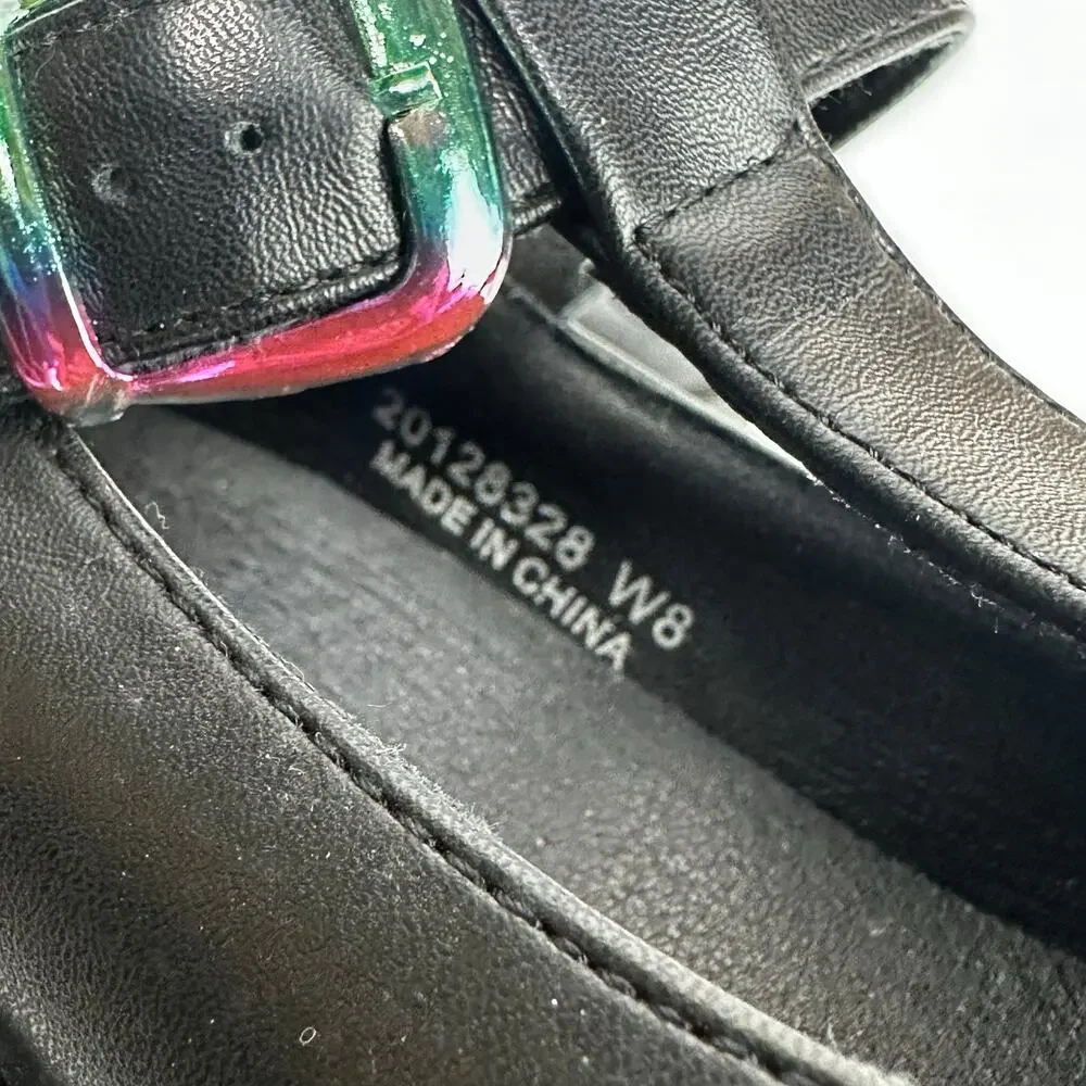 Hot Topic Black Rainbow Platform Heels - Picture 8 of 9